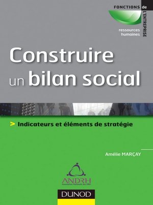 cover image of Construire un bilan social